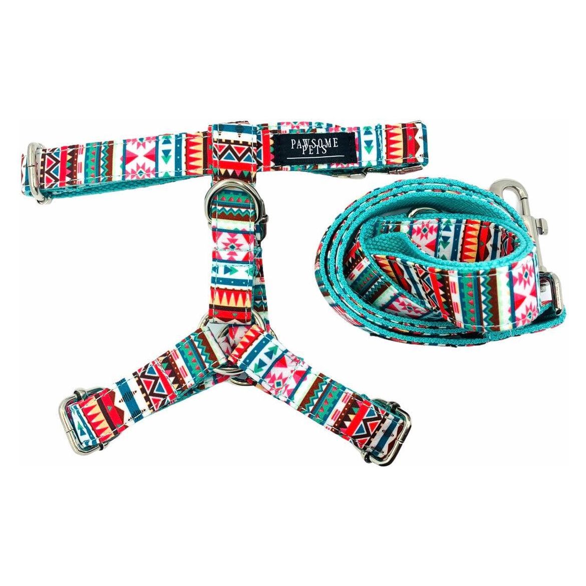 Tropical Step-In Harness & Leash Bundle – Adjustable & Secure Fit - Purekind Living