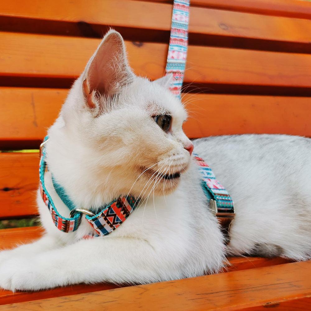 Tropical Step-In Harness & Leash Bundle – Adjustable & Secure Fit - Purekind Living