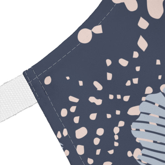 Close-up of a fabric with a pattern on a white background