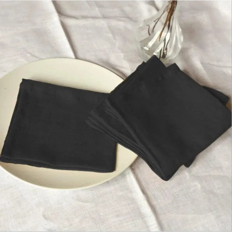 Luxury Handmade Linen Napkins – Set of 4, 100% Pure Linen - Purekind Living
