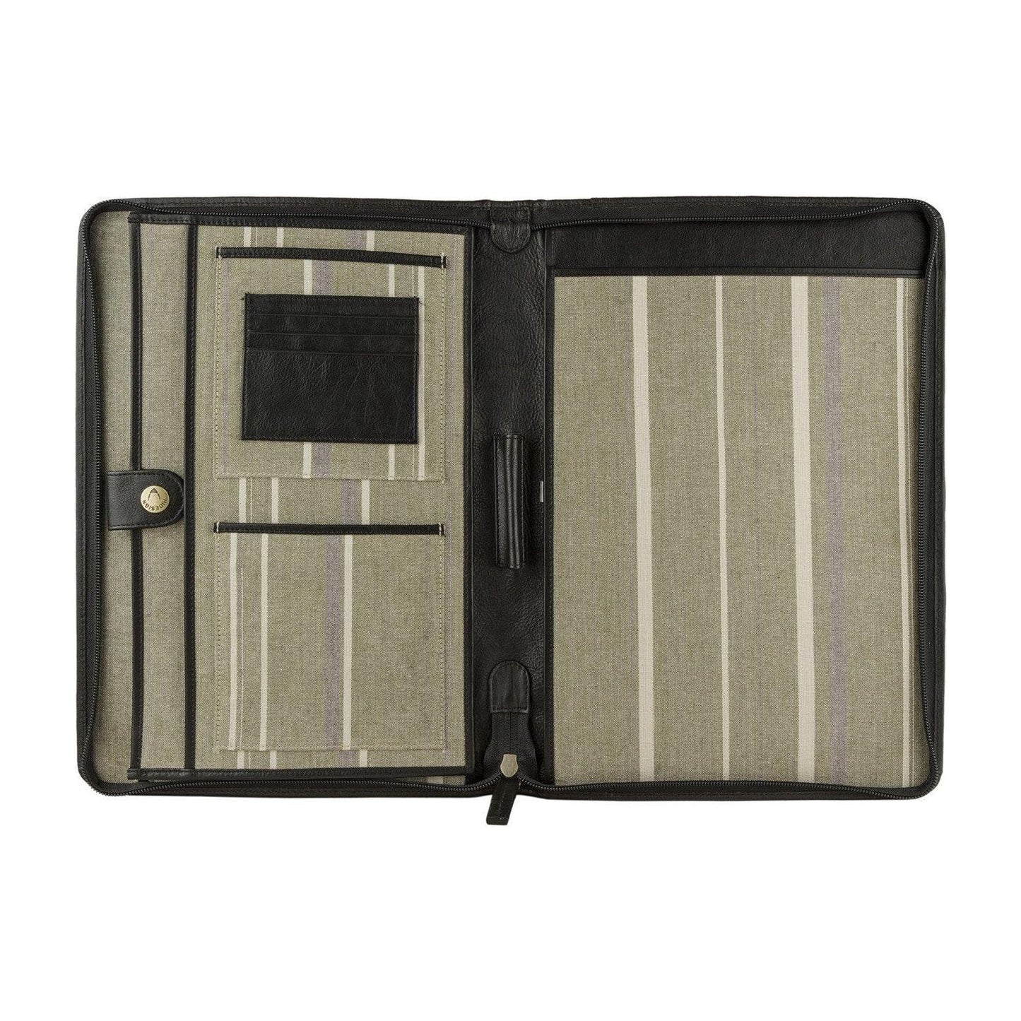 Hidesign Leather Portfolio with Notebook – Fits iPad & Tablet - Purekind Living