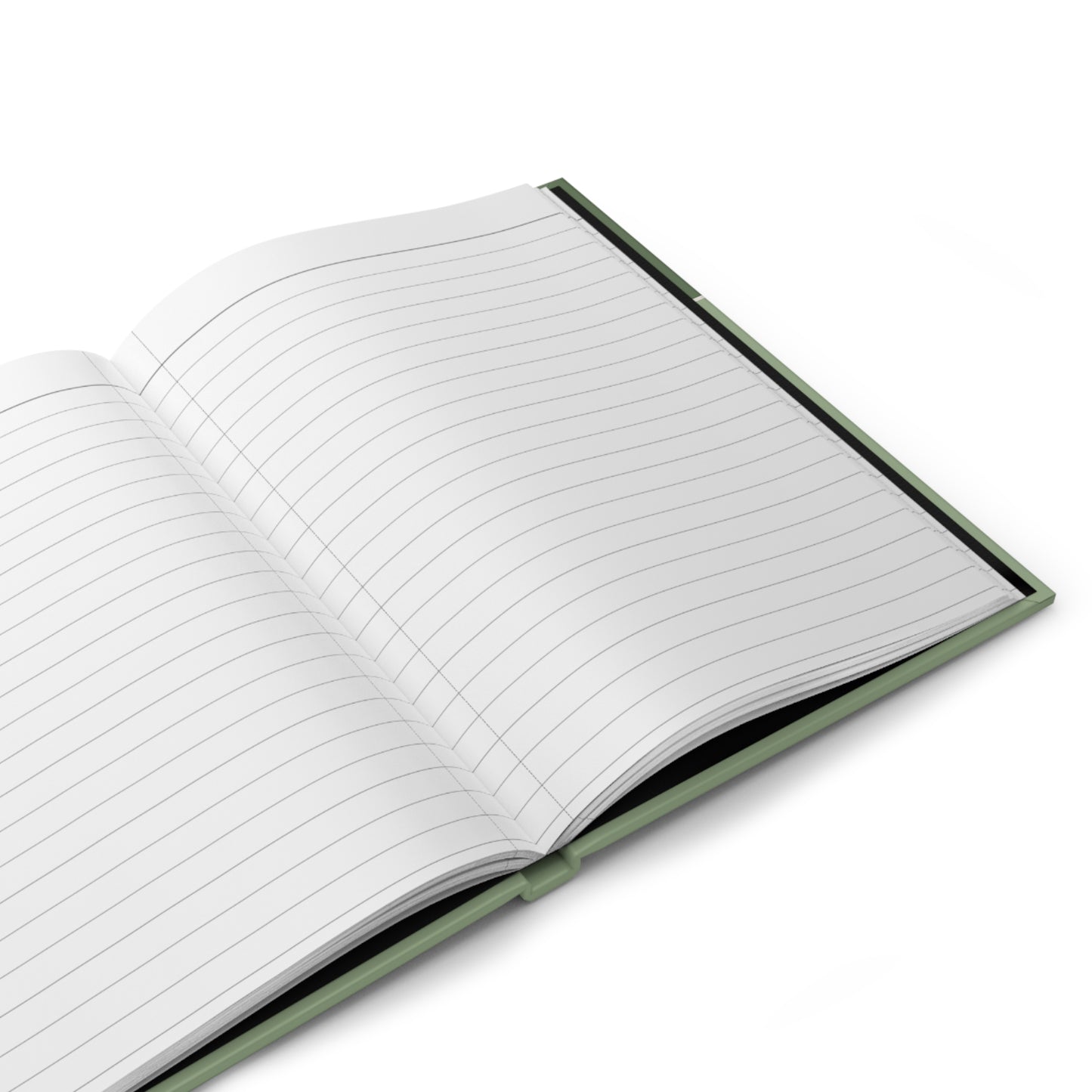 Modern Green & Sage Colorblock Notebook – Perfect for Work & Study