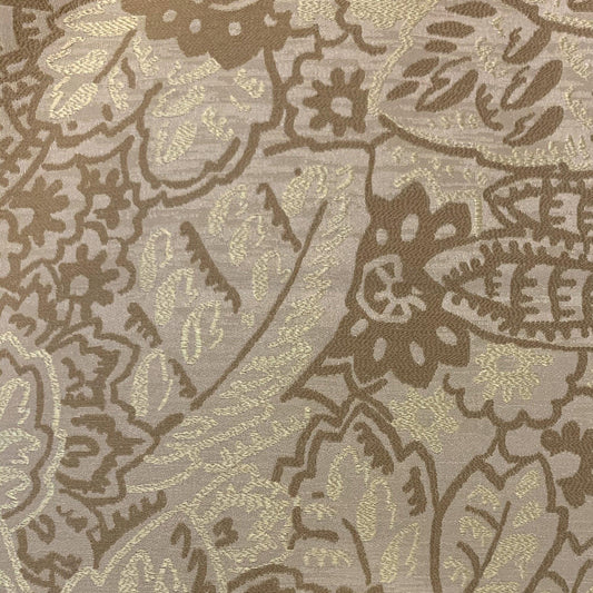 Brown Mustard Jacquard Throw Pillow – Luxury Decorative Accent - Purekind Living