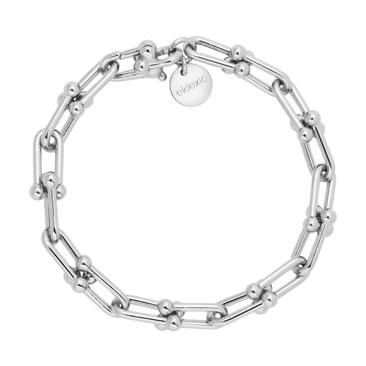 Margaux U-Link Bracelet – Handmade, Sustainable & Tarnish-Resistant - Purekind Living