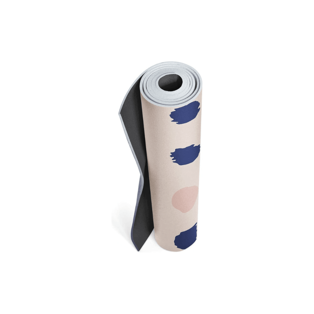 Polka Dot Eco-Friendly Yoga Mat – Chic Non-Slip Surface - Purekind Living