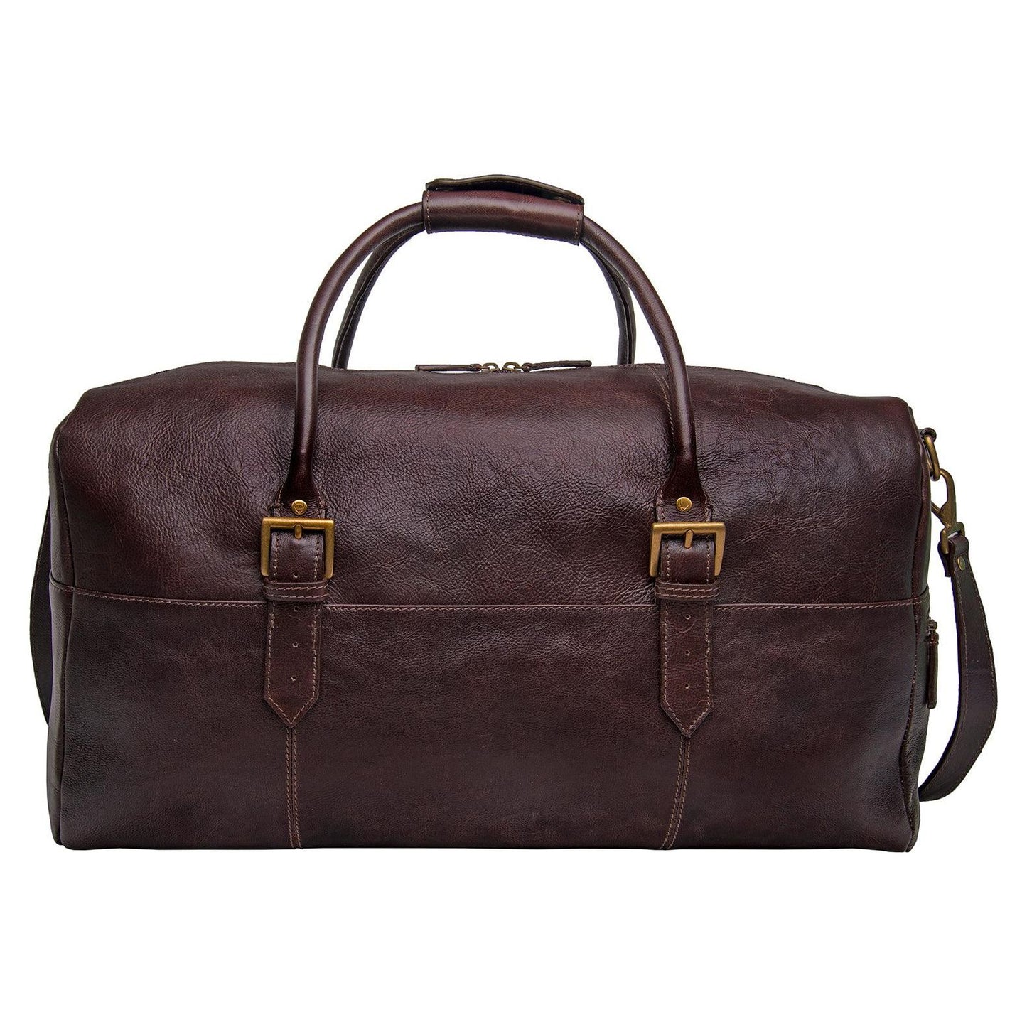 Hidesign Leather Weekend Duffle Bag – Carry-On with Adjustable Strap - Purekind Living