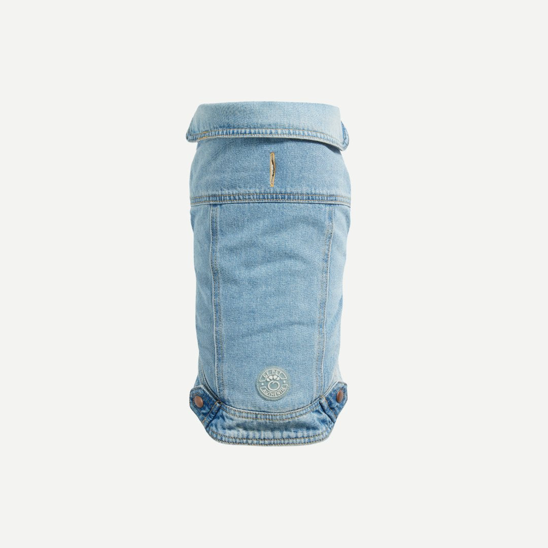 GF Pets Lightweight denim jacket from PUREKIND modern pet clothing collection