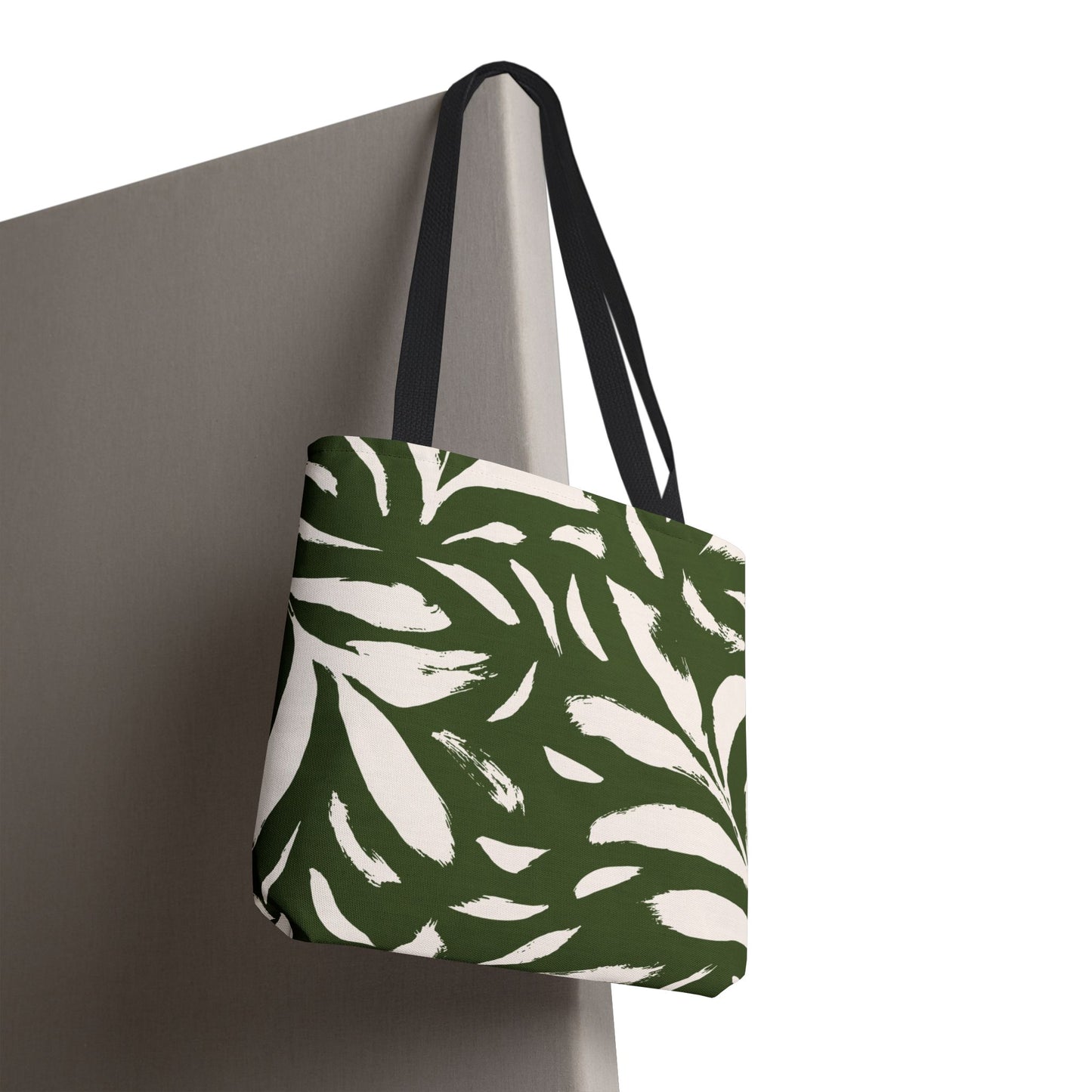 Brushstroke Tote Bag – Thyme & Cream - PUREKIND