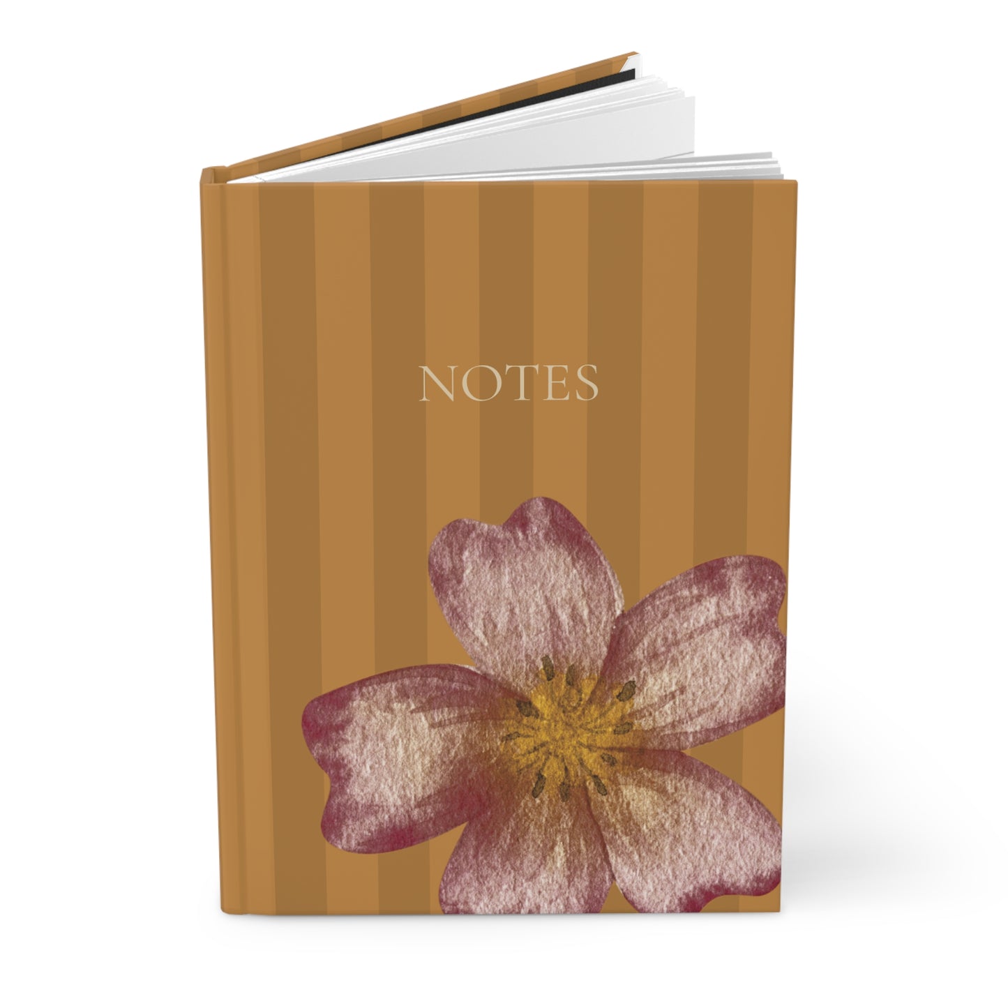 Ochre Flower Notebook
