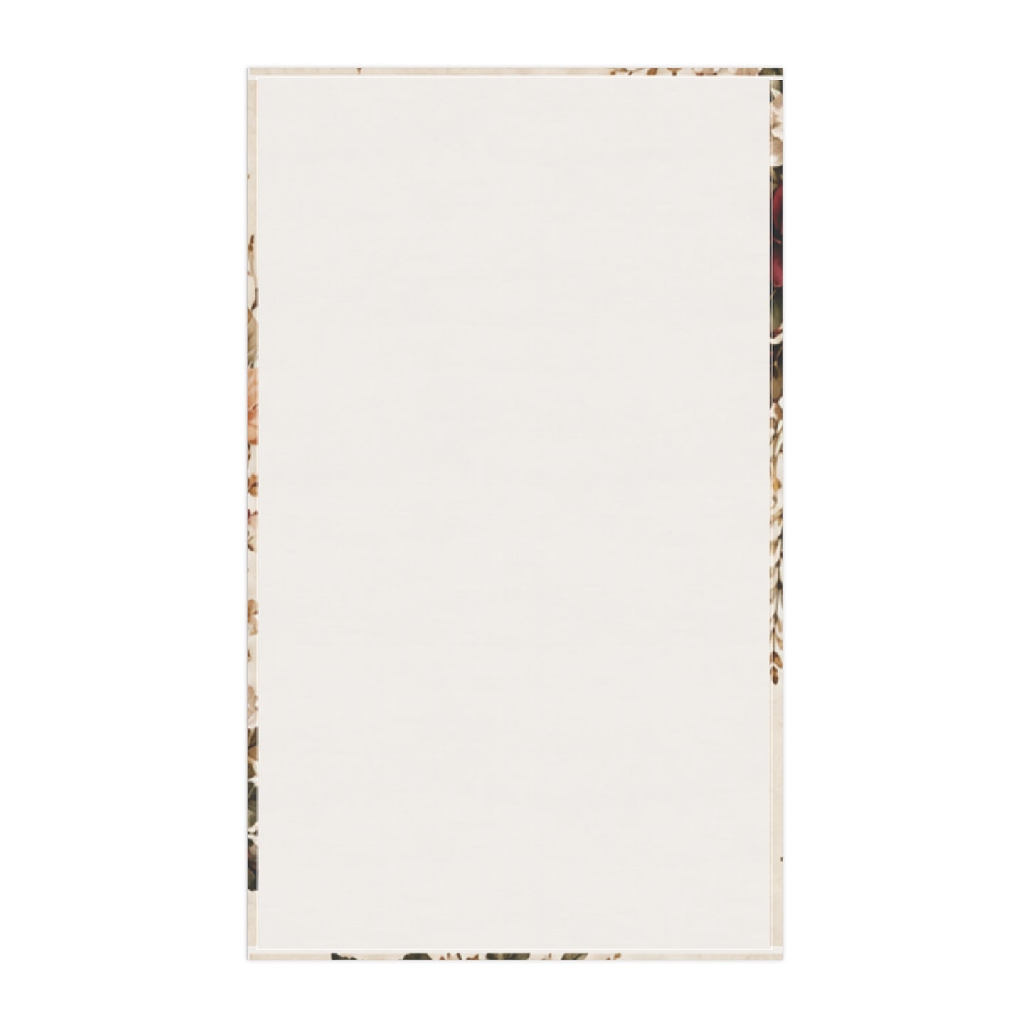 Fall Floral Garden Tea Towel