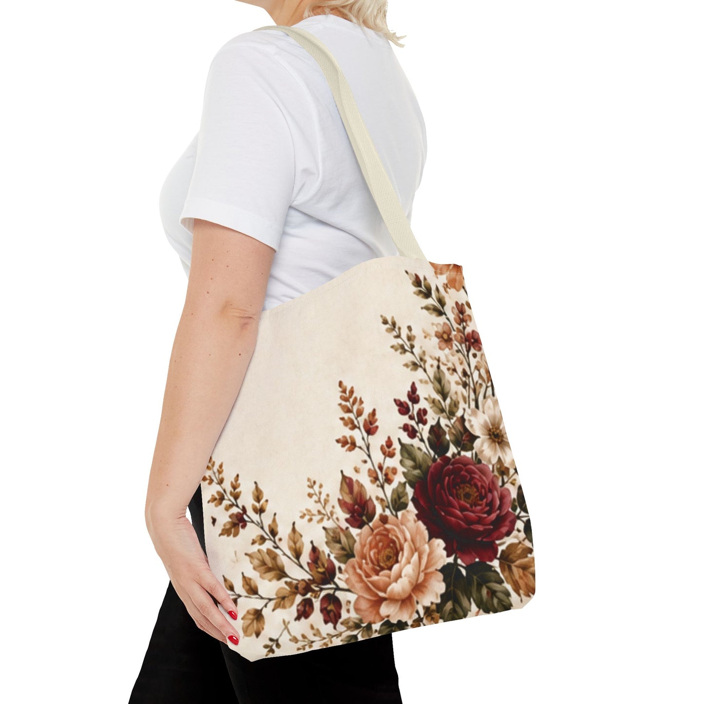 Fall Floral Garden Tote Bag