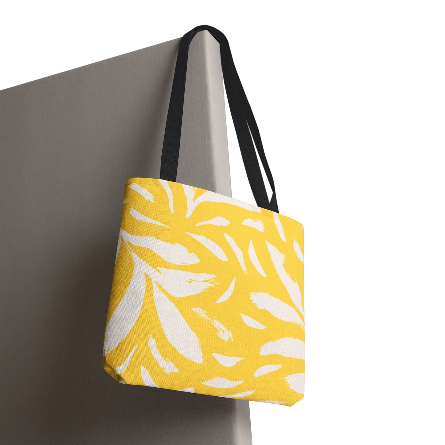 Brushstroke Tote Bag – Gold & Cream - PUREKIND