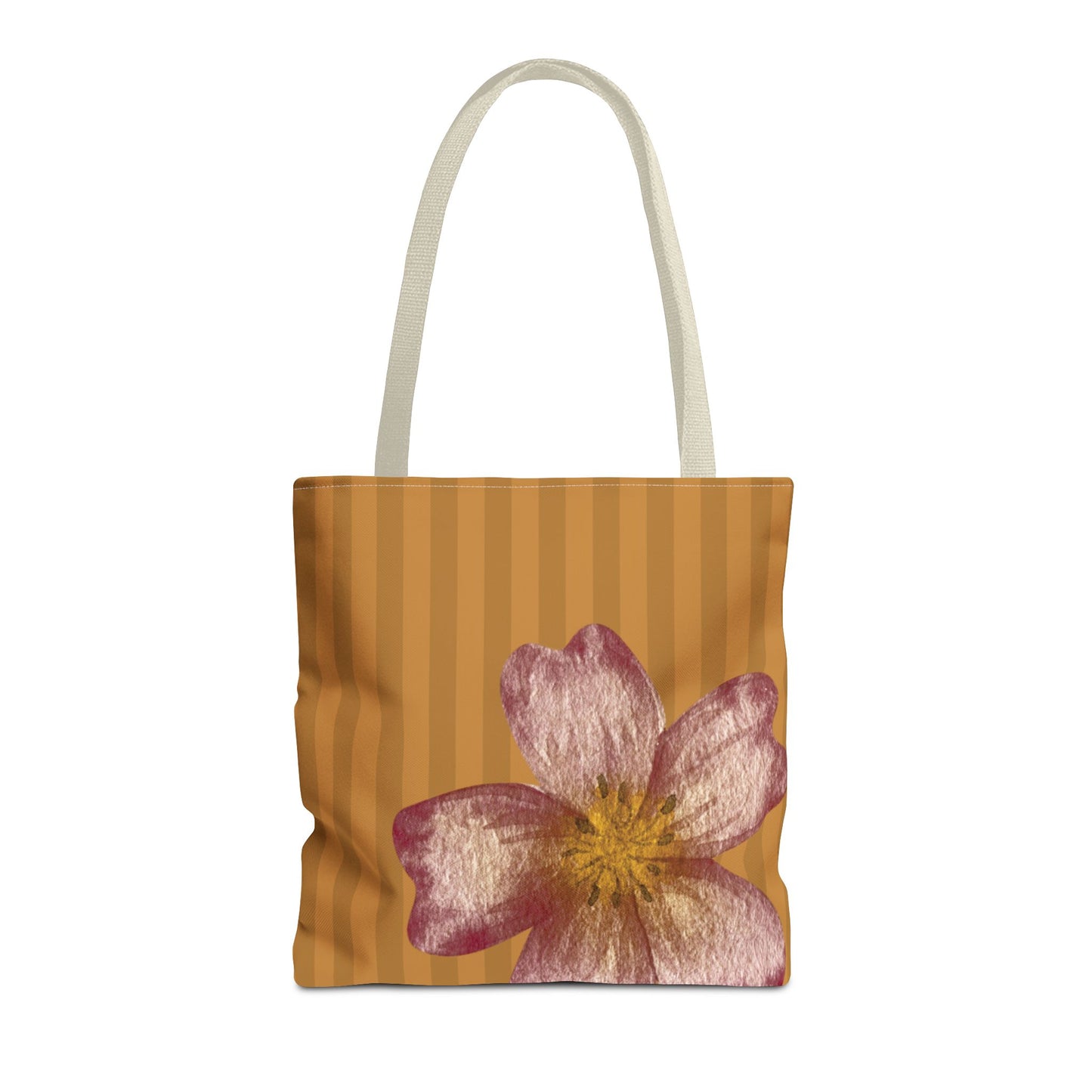 Ochre Flower Tote Bag