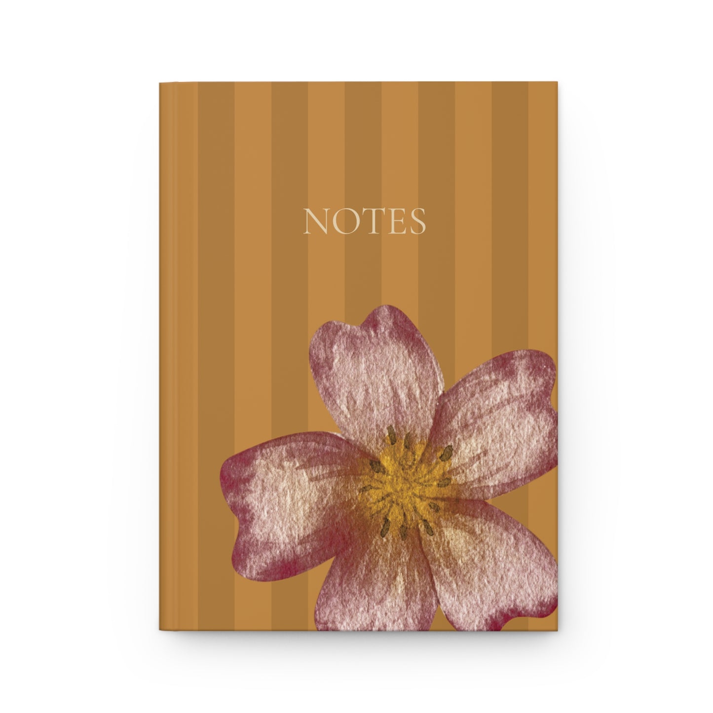 Ochre Flower Notebook