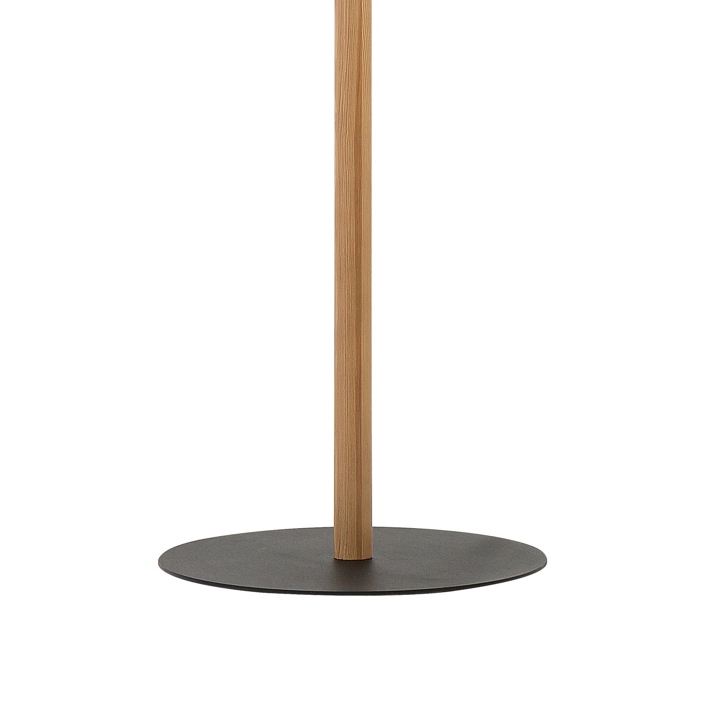 Wooden and metal base of ECO Scandinavian floor lamp
