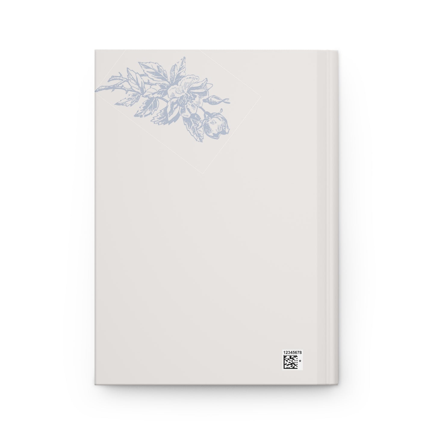 Daily Floral Hardcover Journal — Soft Neutral Matte Notebook for Mindful Planning - PUREKIND