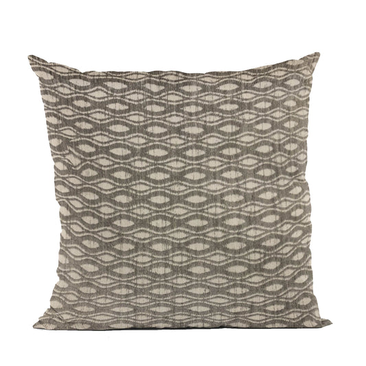 Brown Bites Dot Luxury Throw Pillow handcrafted by Plutus Brands