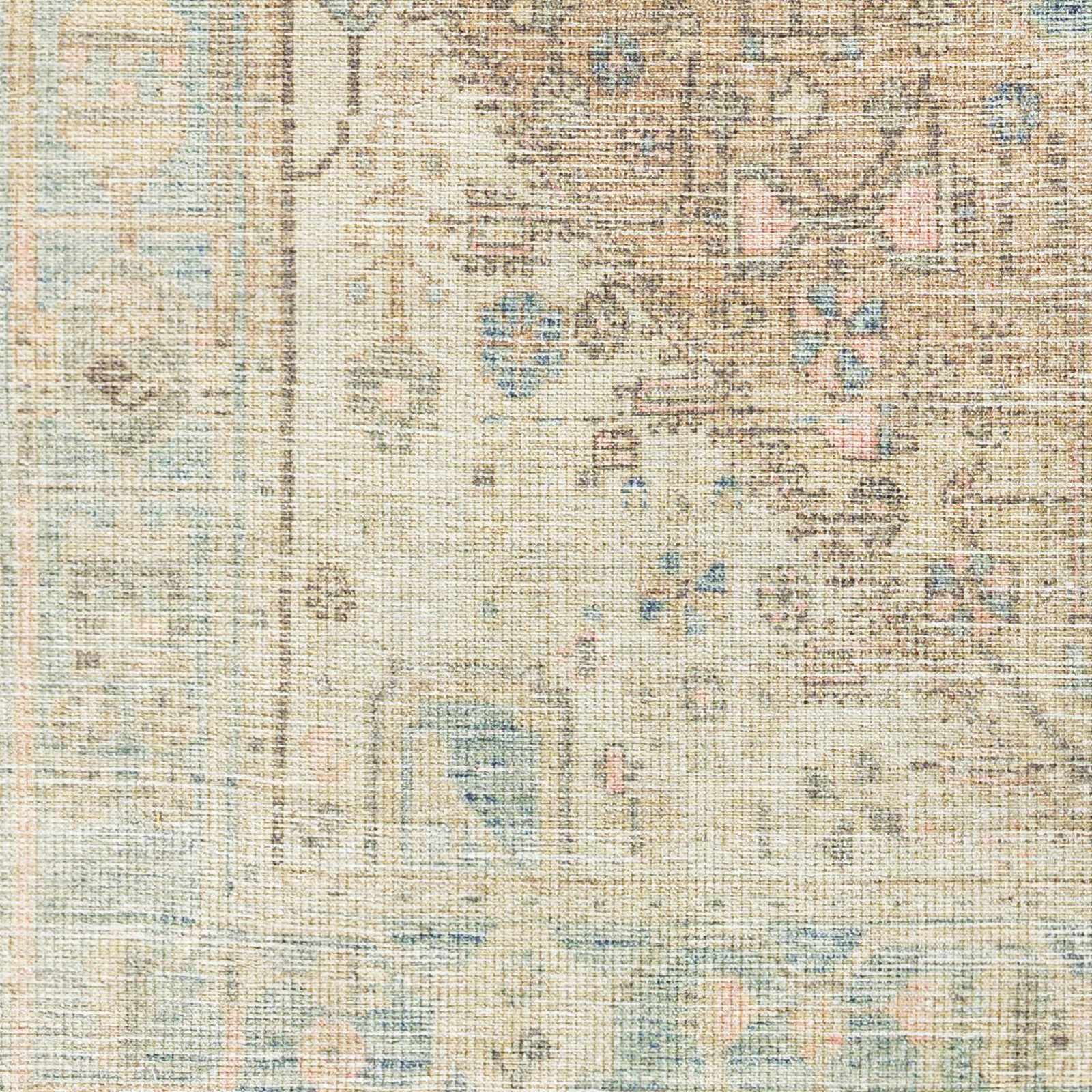 Textured fabric pattern with earthy tones and subtle floral designs
