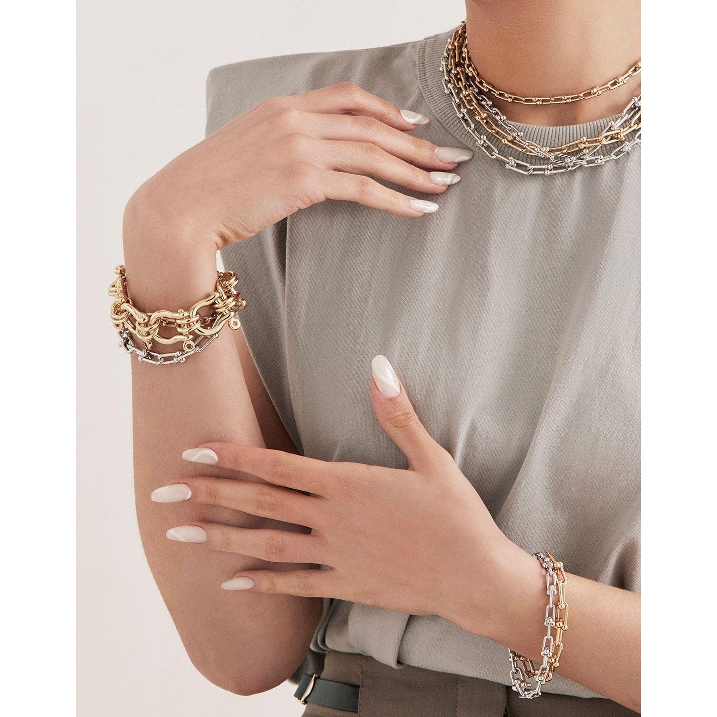 Margaux U-Link Bracelet – Handmade, Sustainable & Tarnish-Resistant - Purekind Living